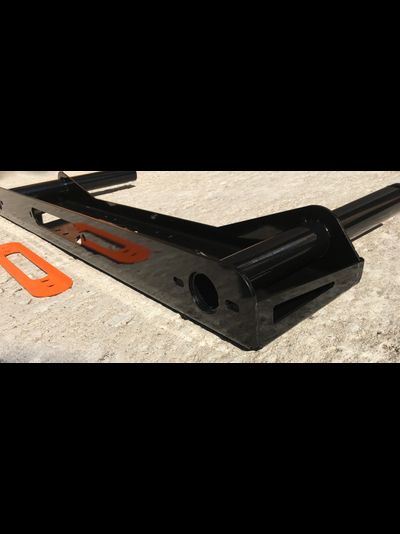 Подрамник (площадка) лебёдки Нива 4х4 "Вольф-стелс ZST-C-2" универсальный на трубах