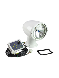 Прожектор галогенный Matromarine Products 7000001212 12В 8А 100Вт 125000кд H3 до 250м с пультом управления белый корпус