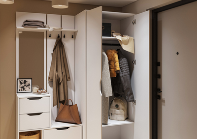 Прихожая РУНА + ШК 02 Шкаф 2-х створчатый