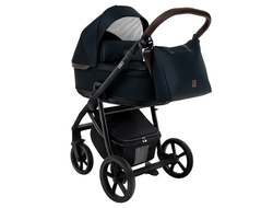 Коляска 3в1 Roan Esso Caviar/Black руч.