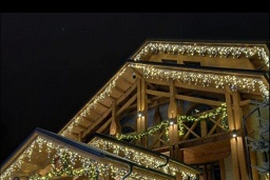 Монтаж светодиодных гирлянд Казань