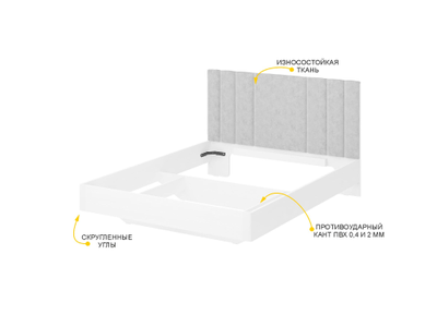 Кровать с основанием Николь 901 303