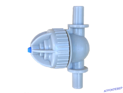 Миникран антикапля серый разъем х разъем  6мм