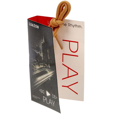 Автоароматизатор подвесной в бутылке в открытке "Luazon Play", парфюм