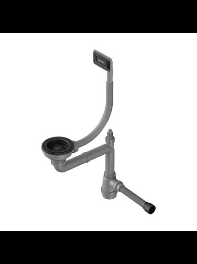 Арматура для одночашевых моек с универсальным прямоугольным переливом WK-1