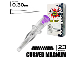 23CM/0,30 mm - RM/Curved Magnum "BIG-WASP" (Matte Transparent)