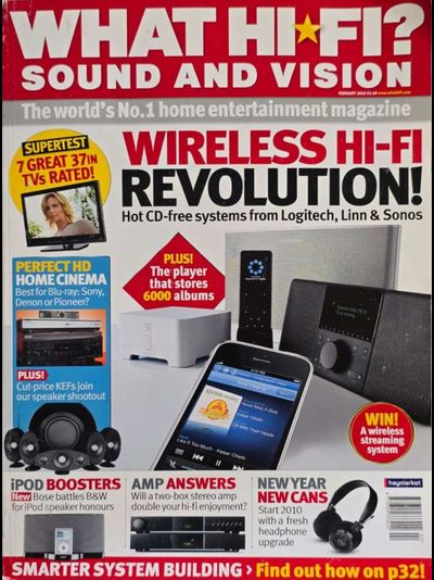 What Hi-FI? Magazine February 20 Иностранные Hi-Fi журналы в Москве в России, Intpressshop, Intpress