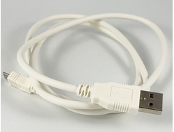 Electric, Cable USB for SPIKE Prime, USB A-Type Male to USB Micro-B-Type Male Length 1 meter/3 Feet, White (39881c01 / 6277572 / 6322774)
