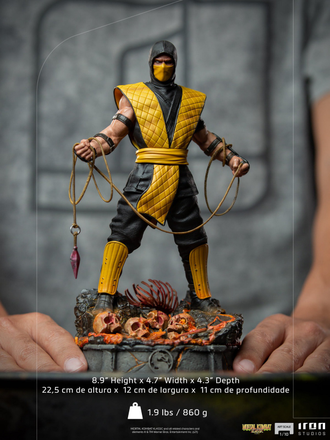Скорпион (Mortal Kombat, "Смертельная битва")  - Коллекционная СТАТУЯ 1/10 Mortal Kombat (MORTAL42721-10) - Iron Studios