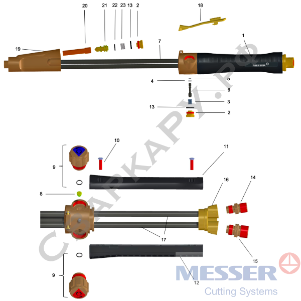 Резак ацетиленовый Messer STARCUT 3622-A