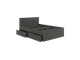 Мадера Кровать с ящиками К1.4М Графит (с настилом)