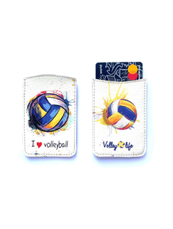 Чехол для пластиковой карты «Мяч акварельный»