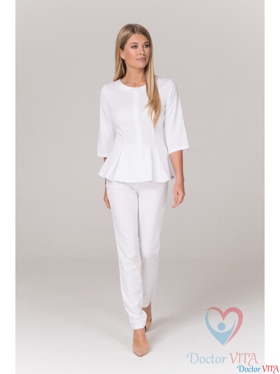 Жакет медицинский Dr.Super "Kelly" белый