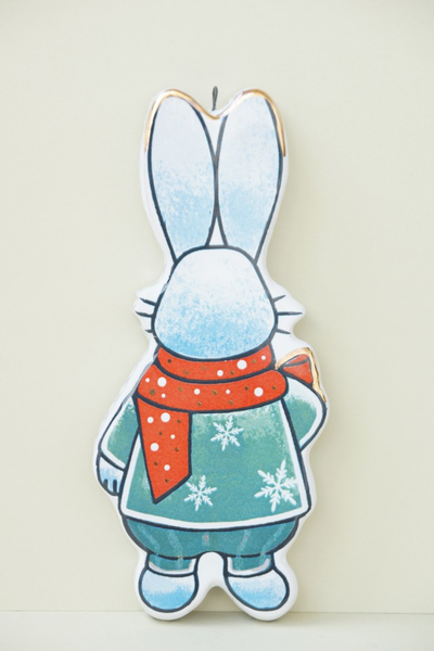 Комплект ёлочных игрушек "Зайцы"