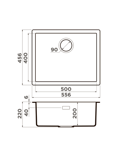 Мойка OMOIKIRI YAMAKAWA 55-U/I