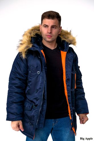 Куртка мужская N3B Nord Storm Rep Blue/Orange