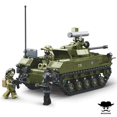 Конструктор SLUBAN M38-B1250 серия Армия. Российская армия БМД Боевая машина десанта