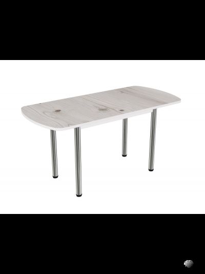 Стол кухонный раздвижной "Пластиковый", подстолье Прямое, разные цвета