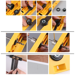 Кондуктор для засверловки отверстий для ручек и полкодержателей