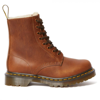 БОТИНКИ DR. MARTENS (ДОКТОР МАРТИНС) 1460 зимние коричневые