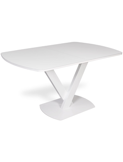 FAUST белый металл/ экстрабелое стекло 140(+40)x85