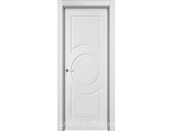 Белая дверь Метро эмаль белая, неоклассика