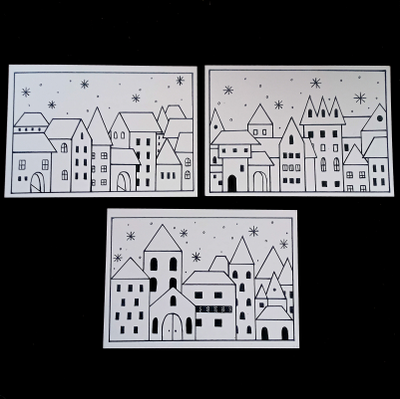 Косметичка белая, коллекция "Город"