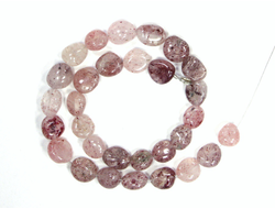 Бусина Кварц клубничный, галтовка 7-9 мм (1 шт) №17499