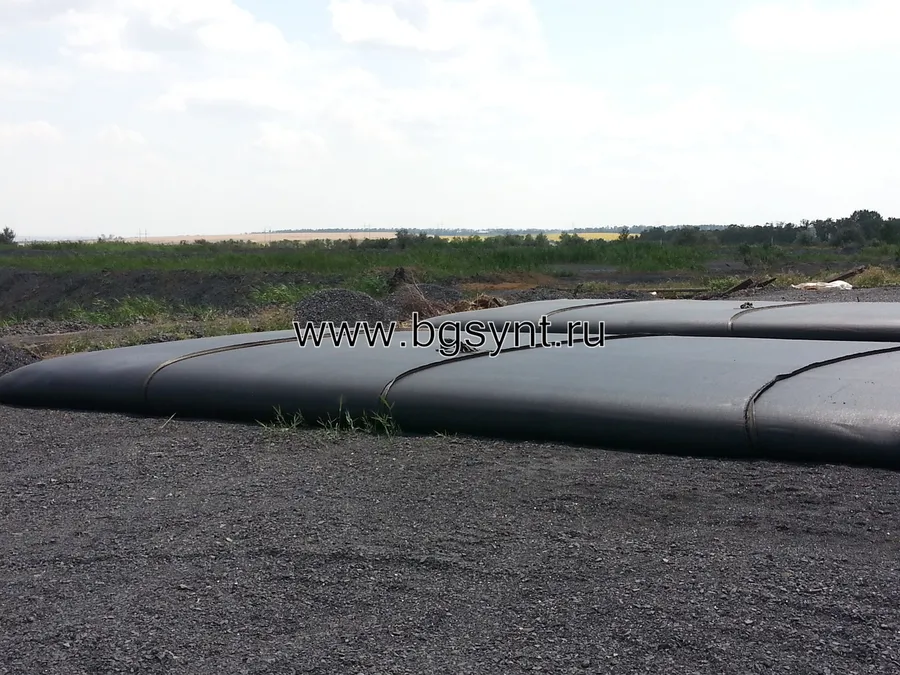 Обезвоживание угольного шлама в геотубах МИАТУБА