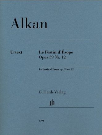 Alkan. Le Festin d'Ésope op.39,12 für Klavier