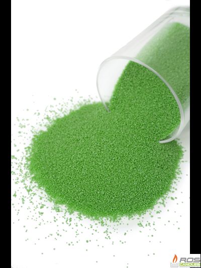 Насыпные свечи RosCandles зелёные "Зелёный" - мешок 25кг