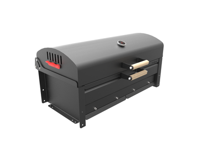 Крышка-гриль (с чугунной решёткой-гриль) для мангалов Редлайнер