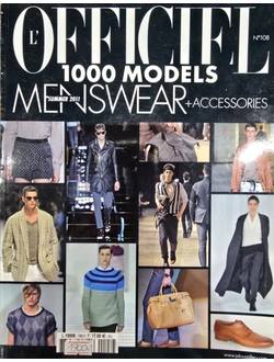 L'Officiel 1000 Models Menswear Plus Accessories Issue 108, Иностранные журналы о моде, Intpressshop