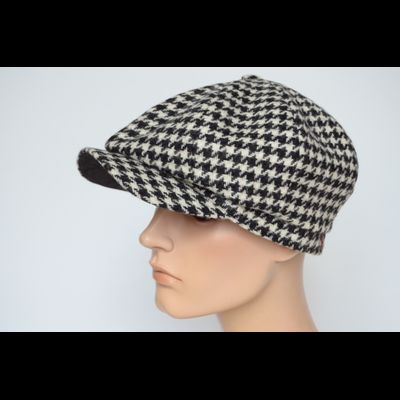 Кепка Alfonso D ' Este 41985 черно - белая