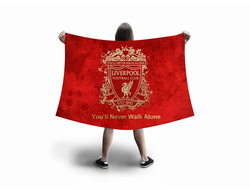 Флаг большой Ливерпуль, Liverpool FC №17