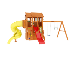 Детская площадка для дачи IgraGrad Клубный домик 3 с трубой Luxe купить в Воронеже