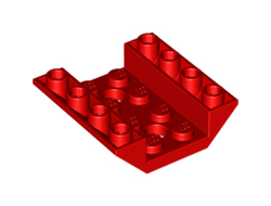 Slope, Inverted 45 4 x 4 Double with 2 Holes, Red (72454 / 4658975)