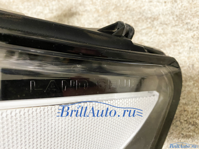 Фары Toyota Land Cruiser 200 черные Executive, БЕГАЮЩИЙ ПОВОРОТНИК