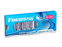 Батарейка ААА FOCUSray LR03 BOX10 SUPER ALKALINE щелочная (в упаковке 10 шт)