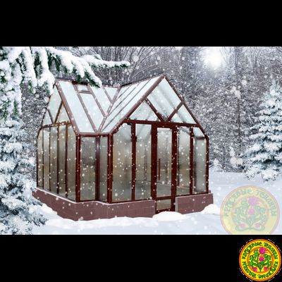 Базовая комплектация теплицы беседки ЛИДС размером 4000 х 4000 мм