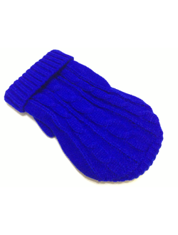 Свитер для собаки Косичка синий