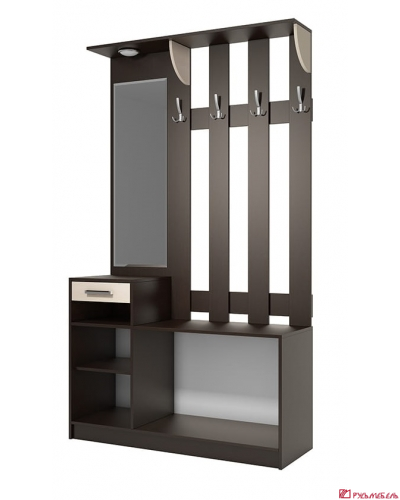 ДИАНА-4 секция 14 вешалка с зеркалом (анкор)