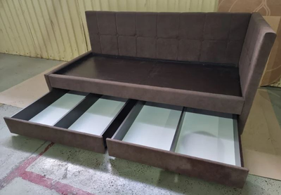 Кровать-тахта Агата Бежевая (Бонмебель)