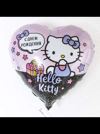 Сердце, Hello Kitty, С Днем Рождения