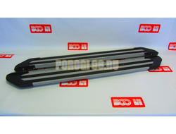 Пороги подножки "Classik Black" 1550 мм для Jeep GRAND CHEROKEE 2013-2022