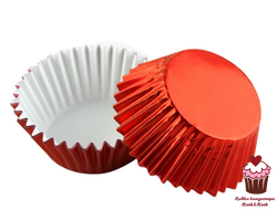 Капсулы бумажные для выпечки Красный блеск, 24 шт