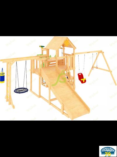 Детская площадка IgraGrad Крафт Pro 2 с зимней горкой