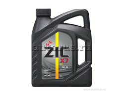 Масло моторное ZIC X7 LS 5W30 синтетическое 4 л 162619