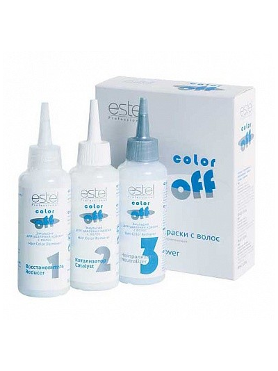 Estel Professional Эмульсия COLOR off для удаления краски с волос, 3*120 мл