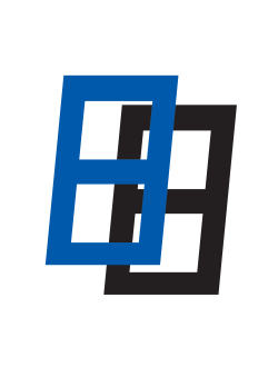Цифра "8" на парус швертбота Оптимист Optiparts EX1419BL 235мм синяя, 2 штуки
